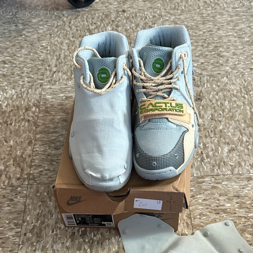 Travis Scott Air Trainer Cactus Corporation Sneakers. - Picture 2 of 12